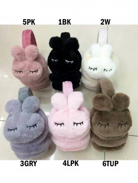 Sleeping Bunny Plush Earmuff